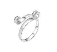 Bague anti-anxiété pour filles - Support de doigt réglable - Anneau de tension au crochet - Pour le crochet - Accessoires de tricot - Outils pour mère et adolescente, One Size, Alliage d'aluminium