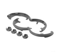 Bague anti-collision pour DJI Avata 360, coque de protection avec matériau PC, bouclier pour un vol extérieur sûr et pour une défense contre les chocs (gris)
