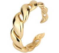 Bague Argent 925 Dames Anneaux Ajustables pour Femmes Brillant Rétro Mahua 925 Argent Sterling Twist Queue Bague Anneaux D’Éternité Plaqué Or Alliances Bagues De Promesse