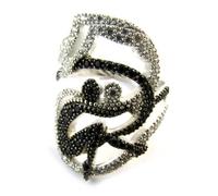 Bague Argent Altesse - Romeo et Juliette - Zirconias - Réf. N3245 60