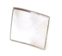 Bague Argent 'Zen Sagesse' nacré/blanc/Nacre [D7078] 54