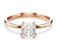 Bague Attract, Taille Carré, Blanche, Doré à l’or rose 18 carats (750/1000) 58