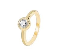 Bague avec Un Anneau Alliance Femme en Or 18 Carats Au750 Moissanite Solitaire Taille Épouse pour Épouse Nouvel An Bijoux