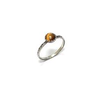 Bague axé œil de tigre taille 52