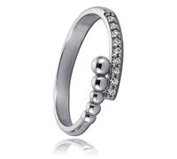 Bague Balia Pour Femme Avec Zircone Blanche Taille 54 En Argent 925 Bar004w54