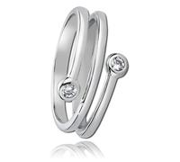 Bague Balia Pour Femme Avec Zircone Blanche Taille 56 En Argent 925 Bar001w56