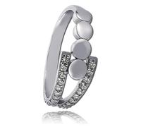 Bague Balia Pour Femme Avec Zircone Blanche Taille 56 En Argent 925 Bar002w56