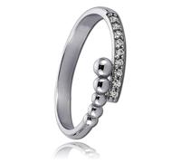 Bague Balia Pour Femme Avec Zircone Blanche Taille 56 En Argent 925 Bar004w56