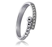 Bague Balia Pour Femme Avec Zircone Blanche Taille 58 En Argent 925 Bar004w58