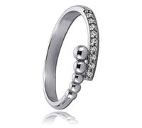 Bague Balia Pour Femme Avec Zircone Blanche Taille 60 En Argent 925 Bar004w60