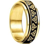 Bague celtique-or/noir/55mm KP31970