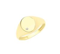 Bague Chevalière / Bague Souveraine, EDS JEWELS, Homme/Femme, Or 375/1000, Oxyde de Zirconium, 47139 59