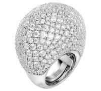 Bague cocktail Sublima, Large, Blanche, Métal rhodié 50-55