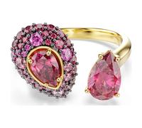 Bague cocktail Sublima, Taille poire, Rouge, Doré à l’or 18 carats (750/1000) 50