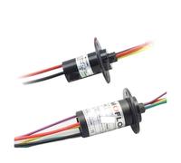 Bague collectrice Bague collectrice, 2 à 12 fils, 2 à 30 A/anneau, connecteur électrique rotatif, joint rotatif, courant élevé, bobinage, capsule(6 road 20A)