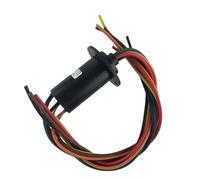 Bague collectrice conductrice à courant élevé, 2 à 6 canaux, 30A, plateau tournant, collecteur de brosse, connecteur d'énergie éolienne(6-way 30A D31mm)