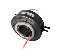 Bague collectrice conductrice, ouverture 12-38mm, courant 2-500A, arbre creux, anneau collecteur, accessoires de moteur rotatif(Aperture 38mm-2 lines 15A)