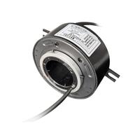 Bague collectrice conductrice, ouverture 50-120mm, courant 2-500A, arbre creux, anneau collecteur, accessoires de moteur rotatif(Aperture 50mm-4 lines 100A)