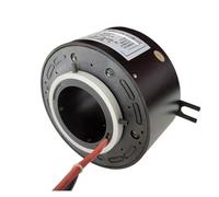 Bague collectrice conductrice, ouverture 50-120mm, courant 2-500A, arbre creux, anneau collecteur, accessoires de moteur rotatif(Aperture 60mm-12 lines 20A)