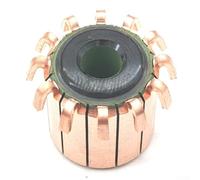 Bague collectrice de commutateur 12P avec éléments conducteurs en cuivre et géométrie optimisée pour l'intégration et la fonctionnalité du moteur