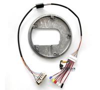 Bague collectrice électrique 1/16 360 ° en métal, grand et petit engrenage rotatif compatible avec Heng-Long TK7.0 6.0 Maindbord RC Tank Tiger I Leopard2A6 M1A2(Big Gear for 7.0)