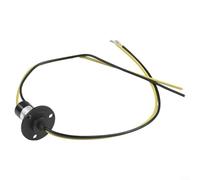 Bague collectrice électrique 2Wires 30 A pour générateur d'éolienne, anneau collecteur conducteur avec une durée de vie de 10 millions de révolutions
