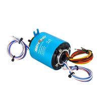 Bague collectrice électrique, taille du trou : 12,7 mm, diamètre extérieur : 56 mm, alésage traversant, signal de courant glissant pour application de rotation (12,7 x 56 mm 18 canaux 2 A) (12,7 x 56