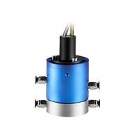 Bague collectrice intégrée gaz-électrique 2 4 6 8 10 12 gaz 20 voies + peinture 6 voies-56 passage joint rotatif à 360 degrés(2 in 2 out -12 WAY -2A)