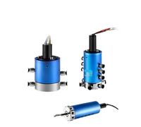 Bague collectrice intégrée gaz et électrique, 1 pièce, 2 4 6 8 10 12, 20 voies gaz + 6 voies-56 passage de peinture, joint rotatif à 360 degrés(4 in 4 out- M5-12 road 2A)