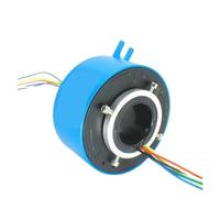 Bague collectrice pour connecteur électrique, Bague collectrice à trou traversant, ouverture conductrice rotative à 360 degrés 30-40mm(38.1mm 99mm 24)