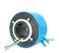 Bague collectrice traversante 1 anneau coulissant électrique rotatif à 360°, collecteur conducteur, ouverture de 40 mm, diamètre extérieur de 86 mm, 6 voies, 10 A