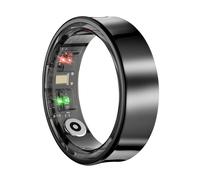 Bague Connectée Bluetooth Suivi santé Multisports Étanche Taille 70 Noir