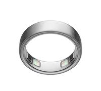 Bague connectée Oura Ring 5 Taille 9 Titane brossé argent capteur optique argent