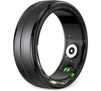 Bague connectée Smart Ring Orbyt PRIXTON - Bague connectée santé et sport - Design aluminium - Suivi activité, sommeil et stress - Taille 11 - Couleur Noir G