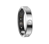 Bague Connectée Taille 12 Modèle Venus avec Strass et Etui de Charge Argent