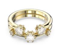 SWAROVSKI Bague CONSTELLA Ring DB White/GOS 55 – Taille unique – Métal – Aucune pierre précieuse