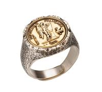 Bague Coq Gaulois en Argent 925 - Bijou Ange de la Victoire, Bague Ajustable Patriotique, Cadeau Historique Unisexe(8)