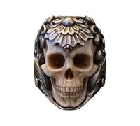 Bague crâne, bague punk gothique réglable avec tête de mort - Accessoires de mode pour homme Bijoux pour voyager, maison, travail, réunion, shopping, rendez-vous