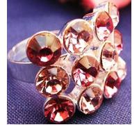 Bague Créateur ""Amour de Cristal"" Rose