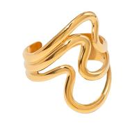 Bague créative à ouverture réglable, géométrique, étanche, unisexe, pour fêtes et festivals, accessoire étanche pour doigt, taille unique, Comme décrit, Comme décrit.