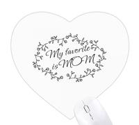 Bague d 'amour maternel Jeux de tapis de souris en forme de coeur