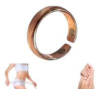 Bague d'acupression magnétique réglable pour soulager la fatigue, anneau d'aide à la ménopause, anneau en métal pour femmes et hommes (A)