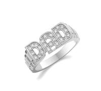 Bague Dad, EDS JEWELS, Homme, Argent fin 925, Oxyde de Zirconium, 47260 68