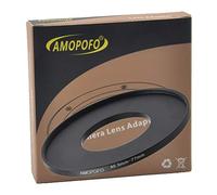 Bague d'adaptation 40.5mm à 77mm pour objectifs Canon, Nikon, Sony, Fuji, objectifs d'appareils photo et filtres UV, ND, CPL, fabriqué à partir de CNC avec finition galvanisée noire mate