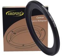 Bague D'Adaptation 72Mm À 62Mm Pour Objectifs Canon, Nikon, Sony, Fuji, Objectifs D'Appareils Photo Et Filtres Uv, Nd, Cpl, Fabriqué À Partir De Cnc Avec Finition Galvanisée Noire Mate[Z4218]