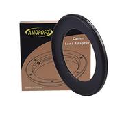 Bague d'adaptation 77mm à 55mm pour objectifs Canon, Nikon, Sony, Fuji, objectifs d'appareils photo et filtres UV, ND, CPL, fabriqué à partir de CNC avec finition galvanisée noire mate