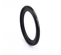 Bague d'adaptation 77mm à 62mm pour objectifs Canon, Nikon, Sony, Fuji, objectifs d'appareils photo et filtres UV, ND, CPL, fabriqué à partir de CNC avec finition galvanisée noire mate