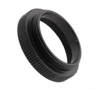 Bague d'adaptation C vers CS en alliage d'aluminium de 25 mm - Adaptateur d'objectif C-CS en aluminium de 9 mm d'épaisseur pour caméras de sécurité - Convertisseur de monture C vers CS - 25 mm - Noir