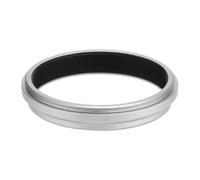 Bague d'adaptation de Filtre d'objectif Compatible avec Appareil Photo Fujifilm X100VI X100V, Capuchon d'objectif de Filtre UV CPL ND de 49mm, Remplacement AR-X100(Silver Adapter Ring)