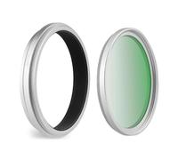 Bague d'adaptation de Filtre d'objectif Compatible avec Fujifilm X100VI X100V 49mm UV CPL ND AR-X100(Silver Set)